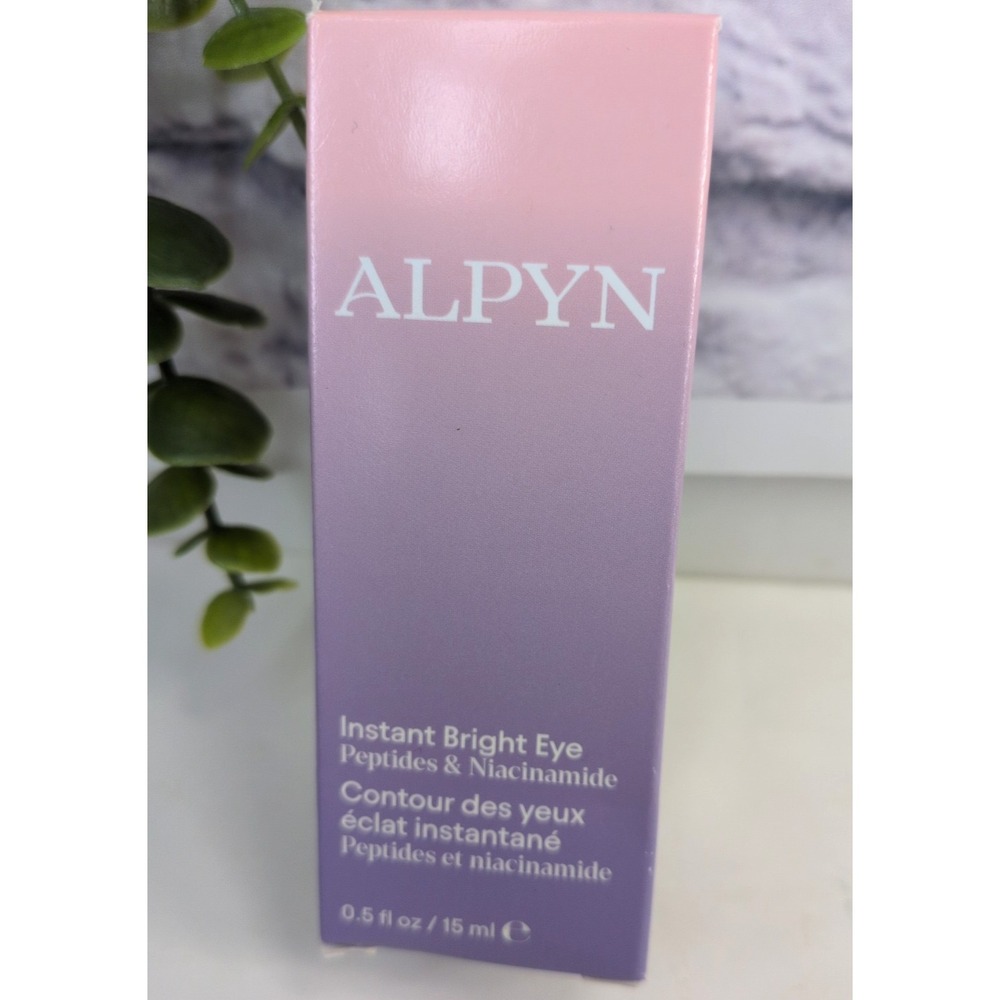 NEW IN BOX!🥰Alpyn Beauty Instant Bright Eye Peptides & Niacinamide 0.5 oz/15 ml